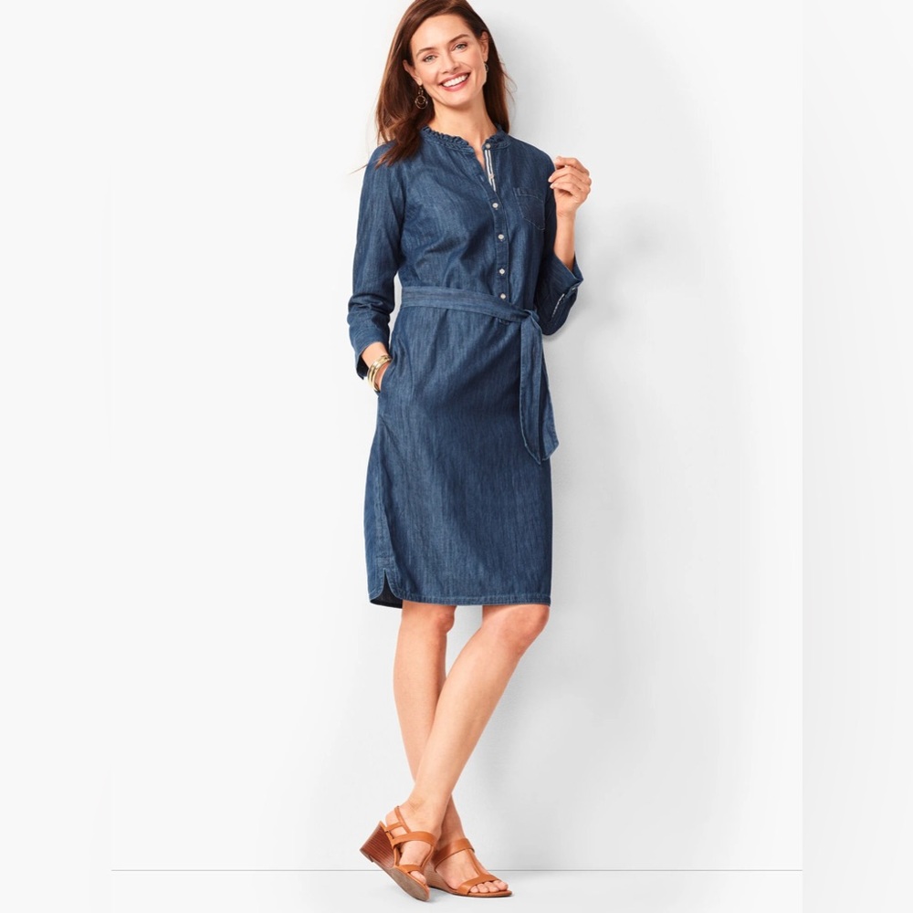 NWT denim utility dress Talbots